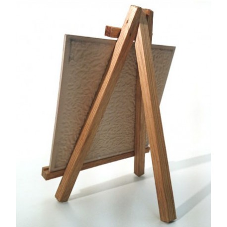 Cavalete de madeira para azulejo 15x15cm