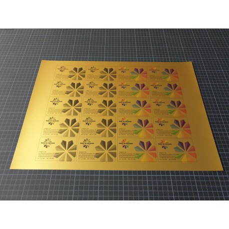 Cartões de visita em papel Accademia texturado 350g