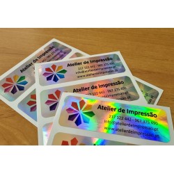 100 autocolantes até 5x5cm