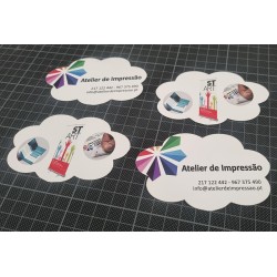 Cartões de visita em papel Accademia texturado 350g