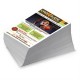 500 Flyers 10x20cm, frente e verso